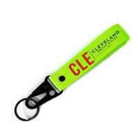 Thumbnail for Cleveland Hopkins International Airport (CLE) Hawk-Shaped Key Chains - Hawk Key Chain - Tag - Light Green