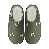 Thumbnail for Avram Iancu Cluj International Airport (CLJ) Slippers & Flip Flops - Slippers - Cotton - Pattern - Green Army