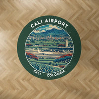 Thumbnail for Alfonso Bonilla Aragon International Airport (CLO) Carpets - Carpet Round - Badge - Dark Green V2