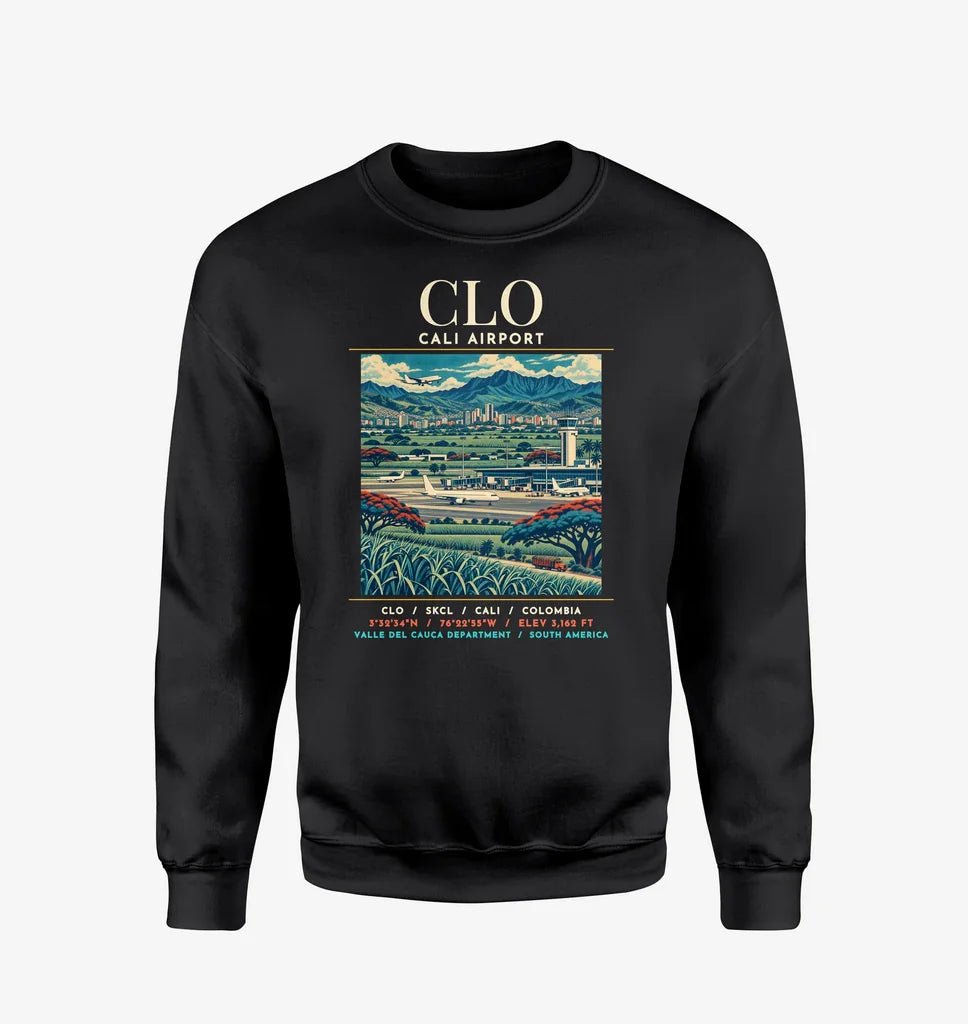 CLO - Poster - Sweatshirt - Black