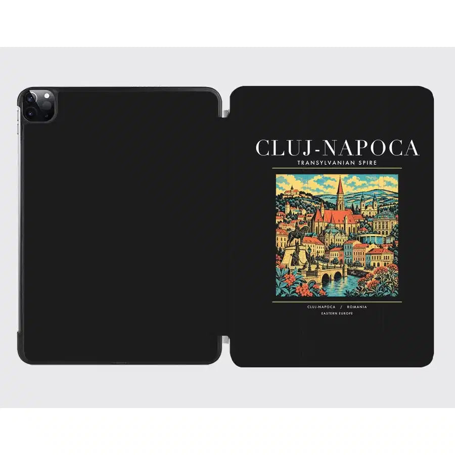 CLUJ-NAPOCA - Poster - iPad Case - Black