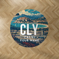 Thumbnail for Calvi - Sainte-Catherine Airport (CLY) Carpets - Carpet Round - Scene + Name V2