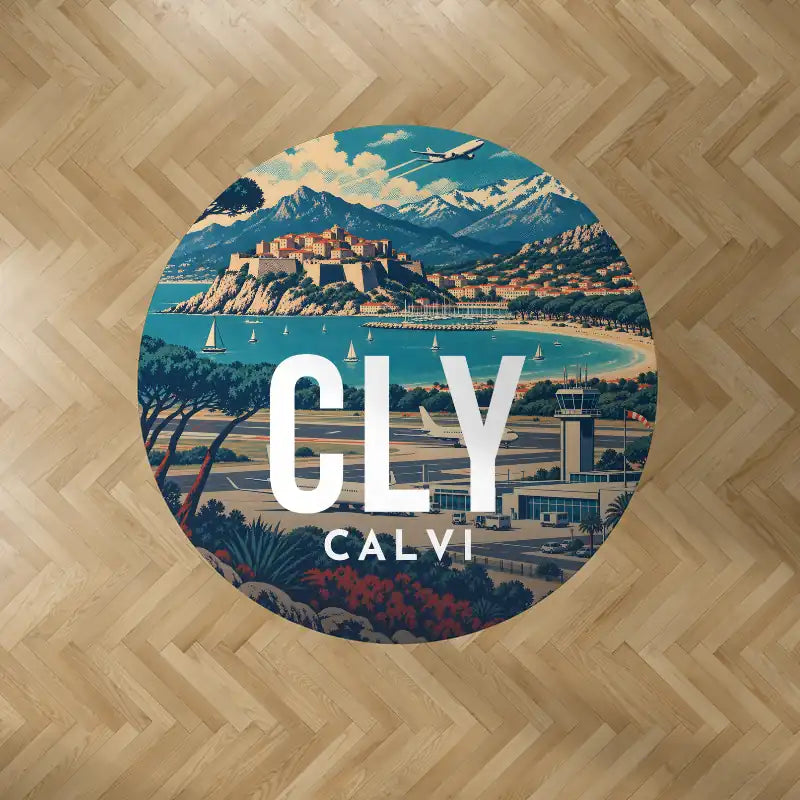 Calvi - Sainte-Catherine Airport (CLY) Carpets - Carpet Round - Scene V2