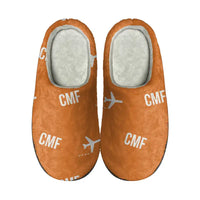 Thumbnail for Chambéry-Savoie Airport (CMF) Slippers & Flip Flops - Slippers - Cotton - Pattern - Orange