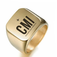 Thumbnail for University of Illinois Willard Airport (CMI) Rings - Ring - Golden