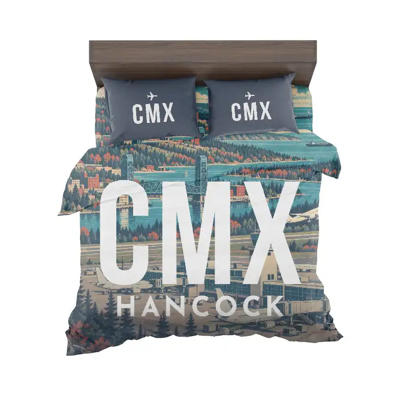 Houghton County Memorial Airport (CMX) Bedding Sets & Blankets - Bedding Set - Scene