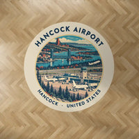 Thumbnail for Houghton County Memorial Airport (CMX) Carpets - Carpet Round - Badge - Beige V2