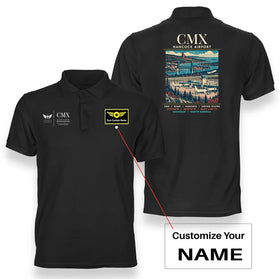 Houghton County Memorial Airport (CMX) Premium Polo T-Shirts