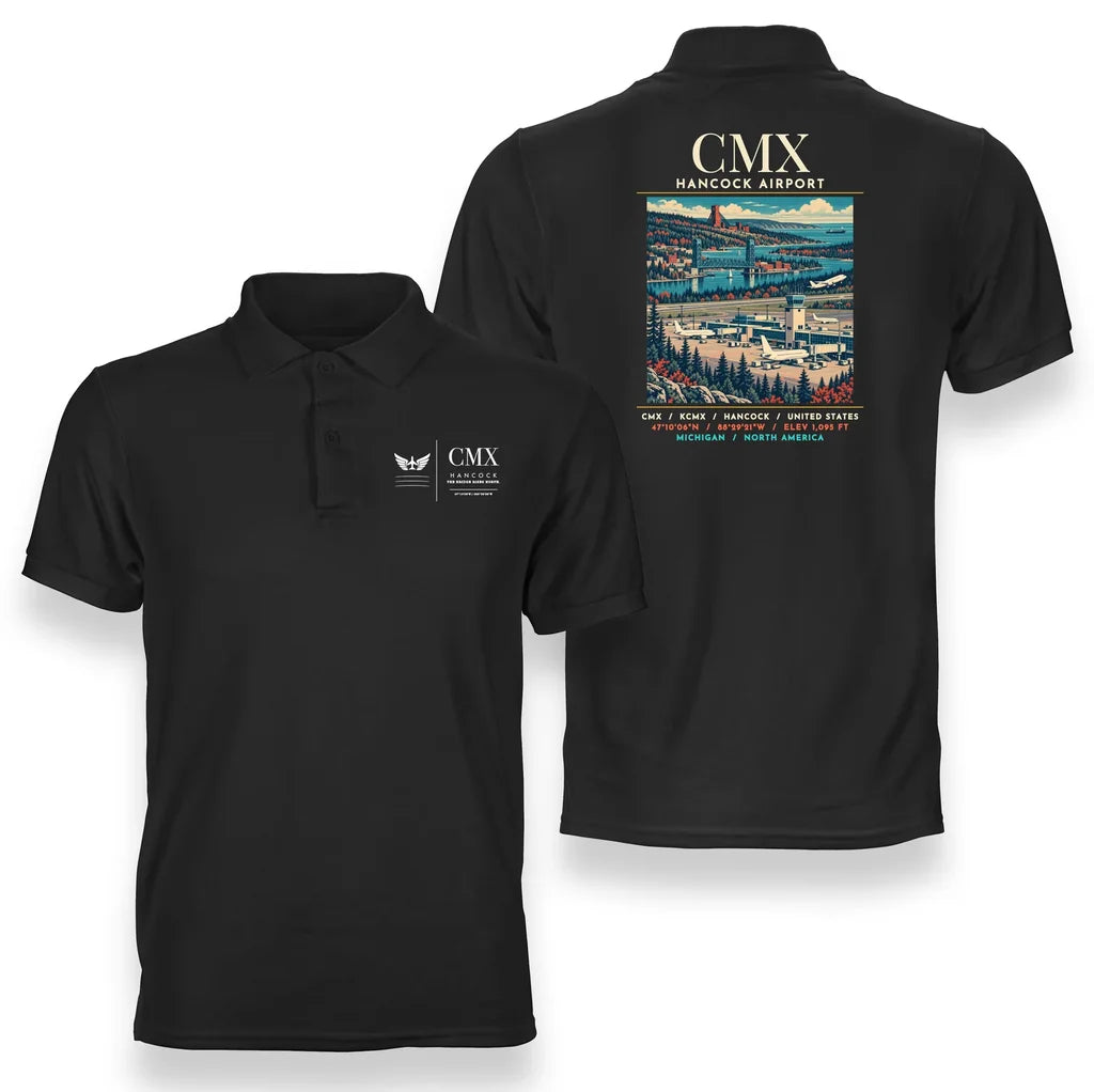 CMX - Poster - Double-Side Polo - Black