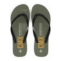 Thumbnail for Houghton County Memorial Airport (CMX) Slippers & Flip Flops - Slippers - Flip Flops - Code - Green Army