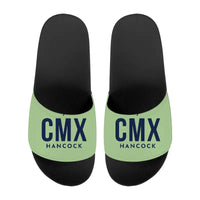 Thumbnail for Houghton County Memorial Airport (CMX) Slippers & Flip Flops - Slippers - Sport - Code - Light Green