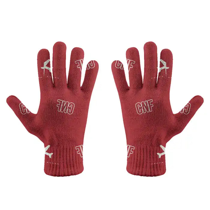 Tancredo Neves International Airport (CNF) Gloves - Gloves - Full - Pattern - Red