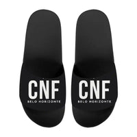 Thumbnail for Tancredo Neves International Airport (CNF) Slippers & Flip Flops - Slippers - Sport - Code - Black
