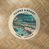 Thumbnail for Cairns Airport (CNS) Carpets - Carpet Round - Badge - Beige V2