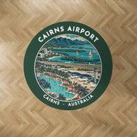 Thumbnail for Cairns Airport (CNS) Carpets - Carpet Round - Badge - Dark Green V2