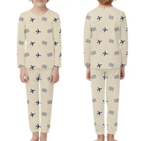Thumbnail for Cairns Airport (CNS) Pajamas - Children Pajamas - Beige