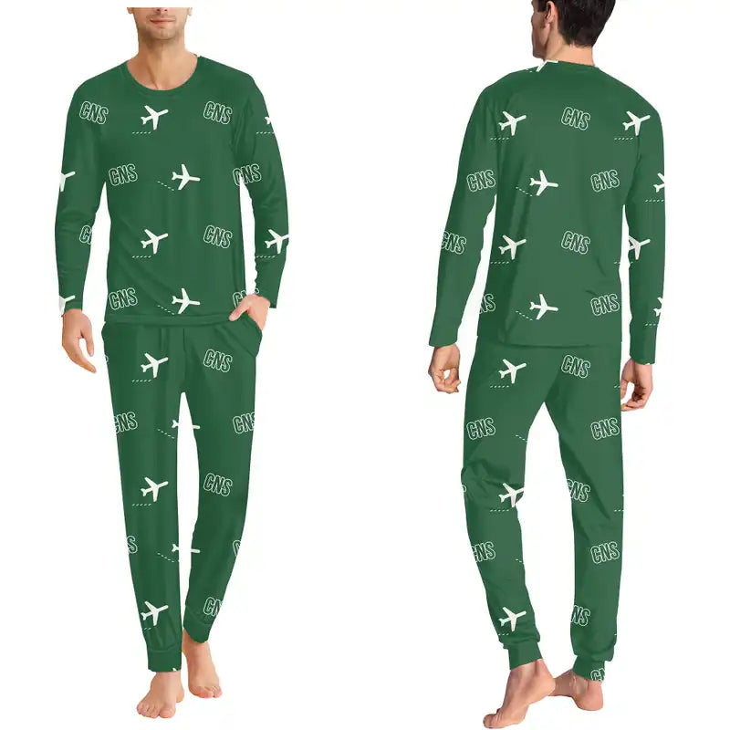 Cairns Airport (CNS) Pajamas - Men Pajamas - Green