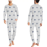 Thumbnail for Moab Canyonlands Regional Airport (CNY) Pajamas - Men Pajamas - Light Gray