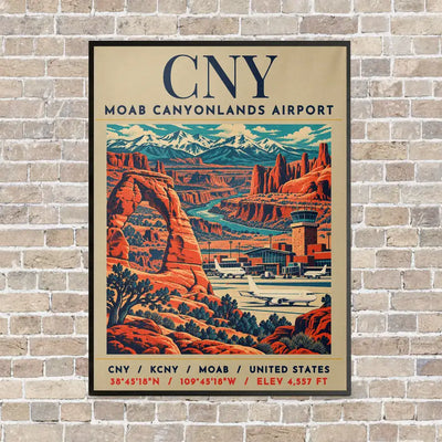 CNY - Poster - Canvas Framed - Beige