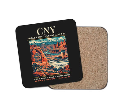 CNY - Poster - Coaster - Black