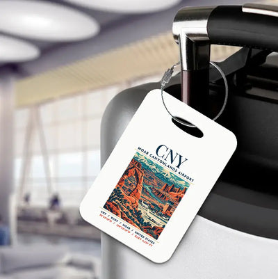 CNY - Poster - Luggage Tag - White