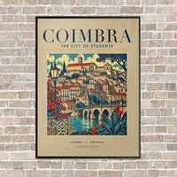 Thumbnail for COIMBRA - Poster - Canvas Framed - Beige