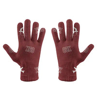 Thumbnail for Cochin International Airport Kochi (COK) Gloves - Gloves - Full - Pattern - Dark Red