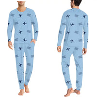 Thumbnail for Cochin International Airport Kochi (COK) Pajamas - Men Pajamas - Light Blue