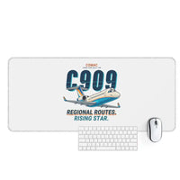 Thumbnail for COMAC C909 ARJ21-700 - Cartoon - Desk Mat - White