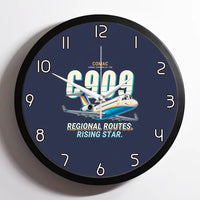 Thumbnail for COMAC C909 ARJ21-700 - Cartoon - Framed - Navy Blue