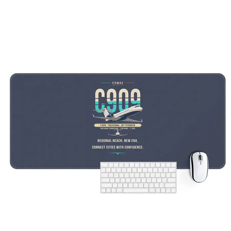COMAC C909 ARJ21-700 - Original - Desk Mat - Navy Blue