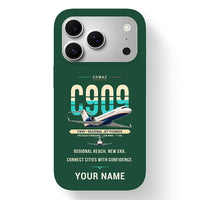 Thumbnail for COMAC C909 ARJ21-700 - Original + Name - MagSafe iPhone 17 Pro - Dark Green