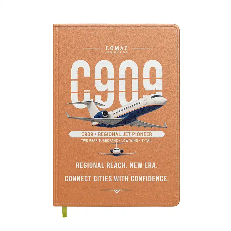 COMAC C909 ARJ21-700 - Original - Notebook - Orange