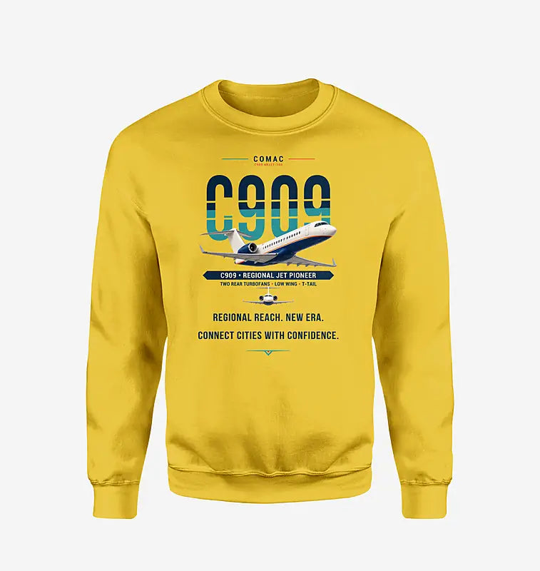 COMAC C909 ARJ21-700 - Original - Sweatshirt - Yellow