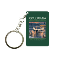 Thumbnail for COMAC C909 ARJ21-700 - Poster - Key Chain - Dark Green