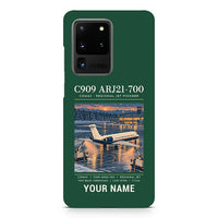 Thumbnail for COMAC C909 ARJ21-700 - Poster + Name - Samsung Case - Dark Green