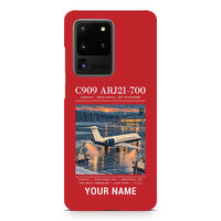 Thumbnail for COMAC C909 ARJ21-700 - Poster + Name - Samsung Case - Red
