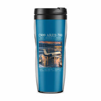 Thumbnail for COMAC C909 ARJ21-700 - Poster - Plastic (No Holder) - Light Blue