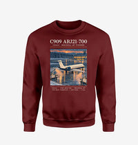 Thumbnail for COMAC C909 ARJ21-700 - Poster - Sweatshirt - Wine Red