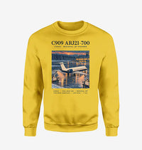 Thumbnail for COMAC C909 ARJ21-700 - Poster - Sweatshirt - Yellow