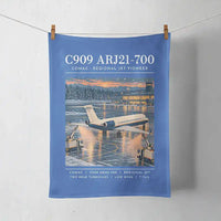 Thumbnail for COMAC C909 ARJ21-700 - Poster - Towel - Blue