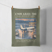 Thumbnail for COMAC C909 ARJ21-700 - Poster - Towel - Green Army