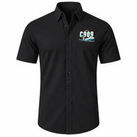 Thumbnail for COMAC C909 ARJ21-700 - Short Sleeve Shirt - Cartoon - Black