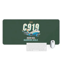Thumbnail for COMAC C919 - Cartoon - Desk Mat - Dark Green