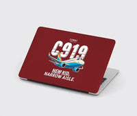 Thumbnail for COMAC C919 - Cartoon - MacBook Case - Dark Red