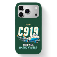 Thumbnail for COMAC C919 - Cartoon - MagSafe iPhone 17 Pro - Dark Green