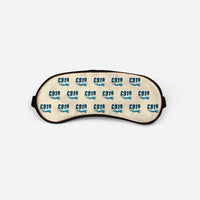 Thumbnail for COMAC C919 - Cartoon Pattern - Sleep Mask - Beige