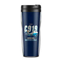Thumbnail for COMAC C919 - Cartoon - Plastic (No Holder) - Dark Blue