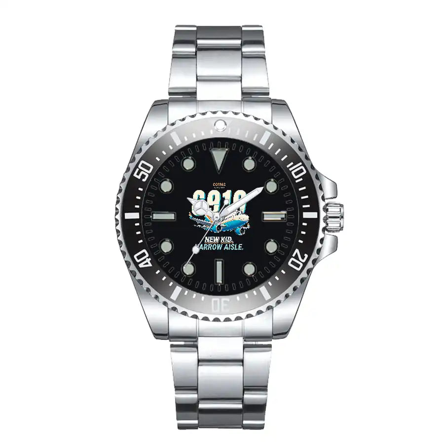 COMAC C919 - Cartoon - Premium Diver - Black