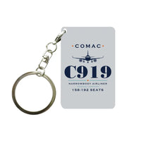 Thumbnail for COMAC C919 - Heritage - Key Chain - Light Gray